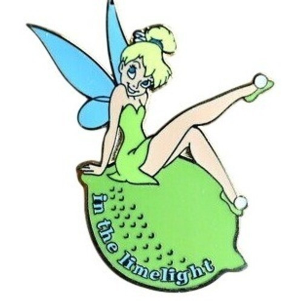 Vintage Pin Tinker Bell Peter Pan Fairy Tink In the Limelight 2001 19211